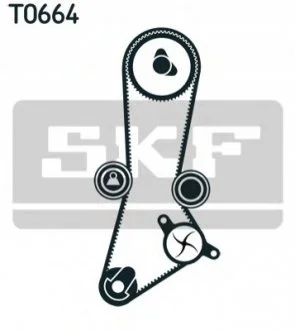 Набір ГРМ, пас+ролик+помпа SKF VKMC 956601