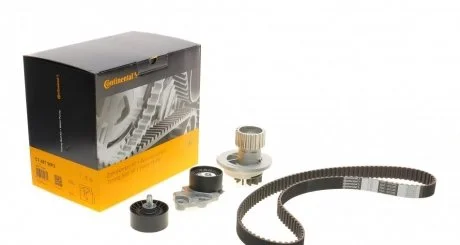 Комплект ГРМ, пас+ролик+помпа CONTITECH CT 887 WP2