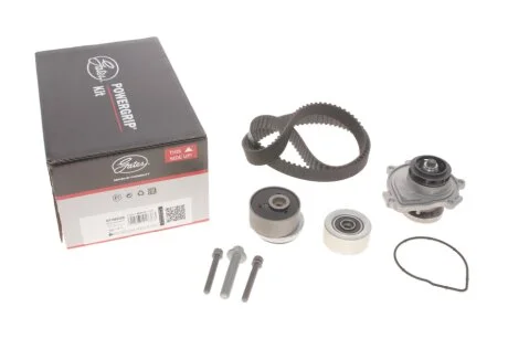 Ремкомплекты привода ГРМ автомобилей с водяным насосом PowerGrip Kit (Пр-во Gates) GATES KP15603XS