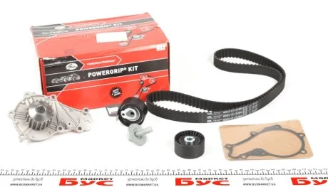 Ремкомплекты привода ГРМ автомобилей с водяным насосом PowerGrip Kit (Пр-во Gates) GATES KP15656XS