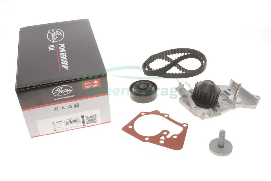 Ремкомплекты привода ГРМ автомобилей с водяным насосом PowerGrip Kit (Пр-во Gates) GATES KP15662XS (фото 1)