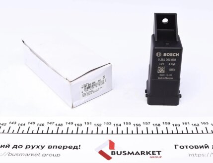 Бл.кер.свічками розжарювання BOSCH 0 281 003 039