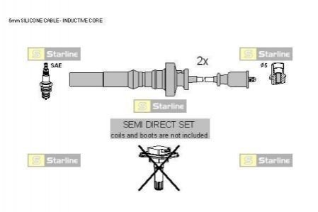 Комплект кабелiв запалювання STARLINE ZK 5308