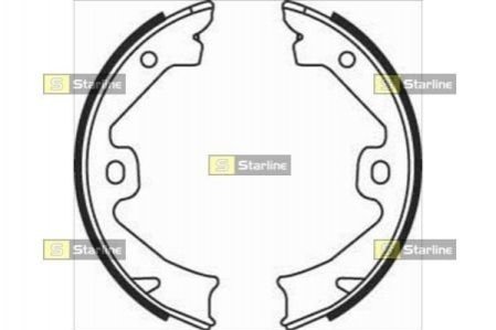 Гальмівні колодки барабанні STARLINE BC 08140