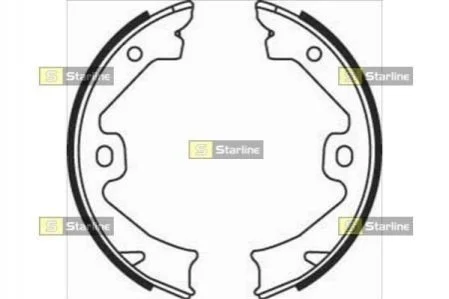 Гальмівні колодки барабанні STARLINE BC 08140