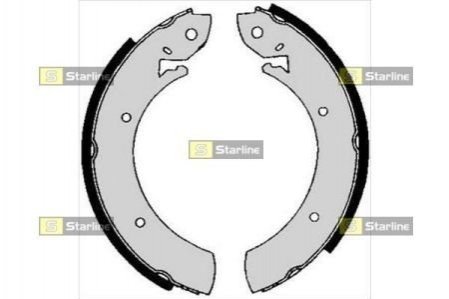 Гальмівні колодки барабанні STARLINE BC 01150