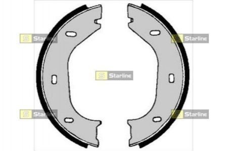 Гальмівні колодки барабанні STARLINE BC 00010