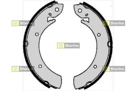 Гальмівні колодки барабанні STARLINE BC 06070
