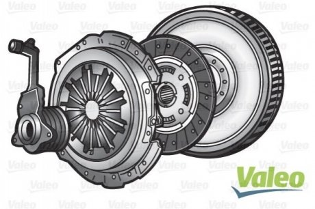 Зчеплення компл. + DMF CITROEN Berlingo/C3/C4/DS3 "1,6HDi "04>> VALEO 845180