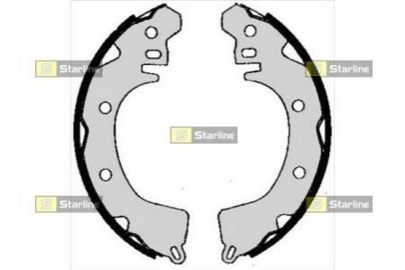 Гальмівні колодки барабанні STARLINE BC 05260