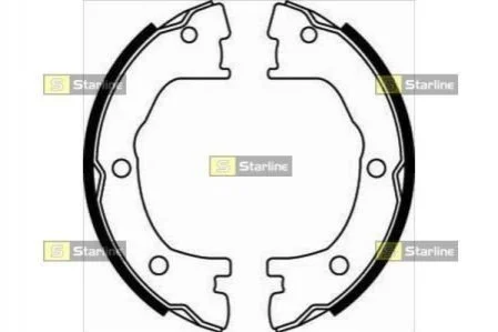 Гальмівні колодки барабанні STARLINE BC 07800 (фото 1)