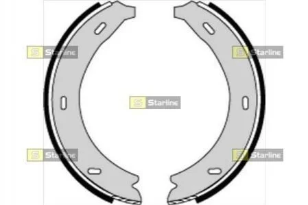 Гальмівні колодки барабанні STARLINE BC 07320 (фото 1)