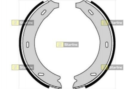 Гальмівні колодки барабанні STARLINE BC 07320