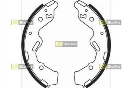 Гальмівні колодки барабанні STARLINE BC 08050