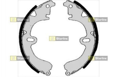 Гальмівні колодки барабанні STARLINE BC 04530