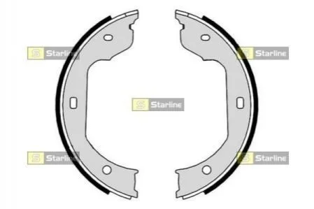 Гальмівні колодки барабанні STARLINE BC 09110