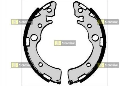Гальмівні колодки барабанні STARLINE BC 06980