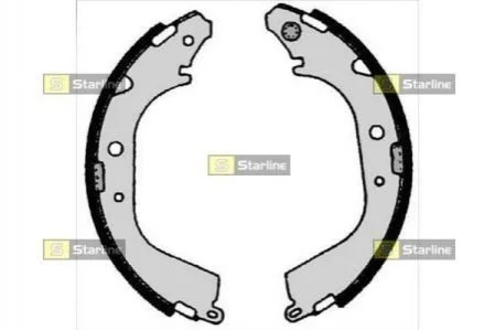 Гальмівні колодки барабанні STARLINE BC 05280 (фото 1)