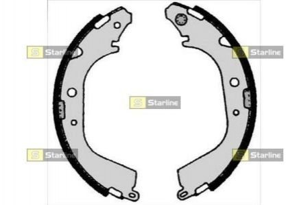 Гальмівні колодки барабанні STARLINE BC 05280