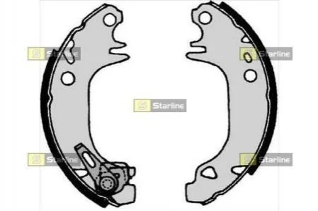 Гальмівні колодки барабанні STARLINE BC 04930