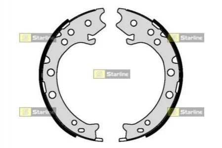 Гальмівні колодки барабанні STARLINE BC 09420