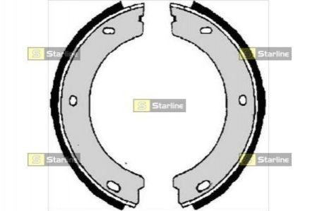 Гальмівні колодки барабанні STARLINE BC 06400