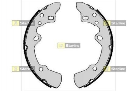 Гальмівні колодки барабанні STARLINE BC 05620