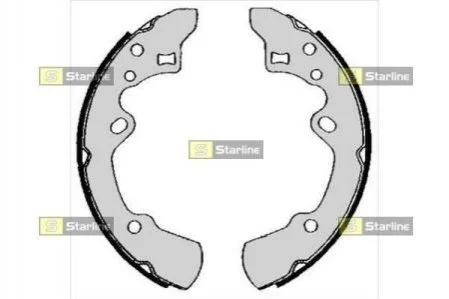 Гальмівні колодки барабанні STARLINE BC 05620