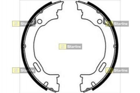 Гальмівні колодки барабанні STARLINE BC 08720