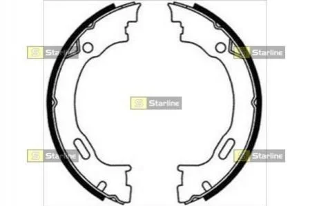 Гальмівні колодки барабанні STARLINE BC 08720