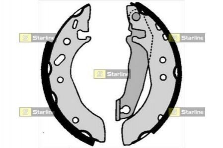 Гальмівні колодки барабанні STARLINE BC 06030