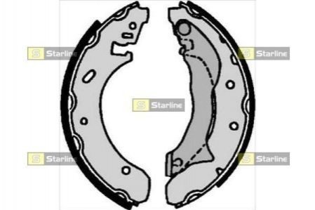 Гальмівні колодки барабанні STARLINE BC 07100