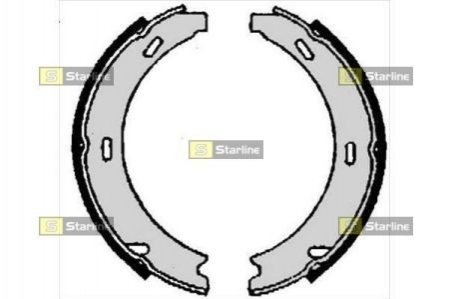 Гальмівні колодки барабанні STARLINE BC 06870