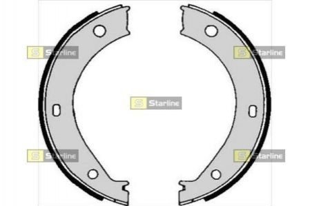 Гальмівні колодки барабанні STARLINE BC 04690