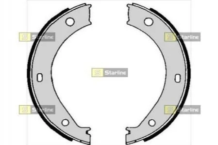 Гальмівні колодки барабанні STARLINE BC 04690