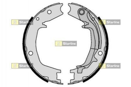 Гальмівні колодки барабанні STARLINE BC 01062