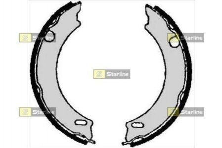Гальмівні колодки барабанні STARLINE BC 06900