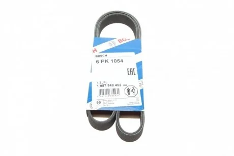 Ремень п-клиновой 6 pk 1054 (пр-во Bosch) BOSCH 1 987 948 452