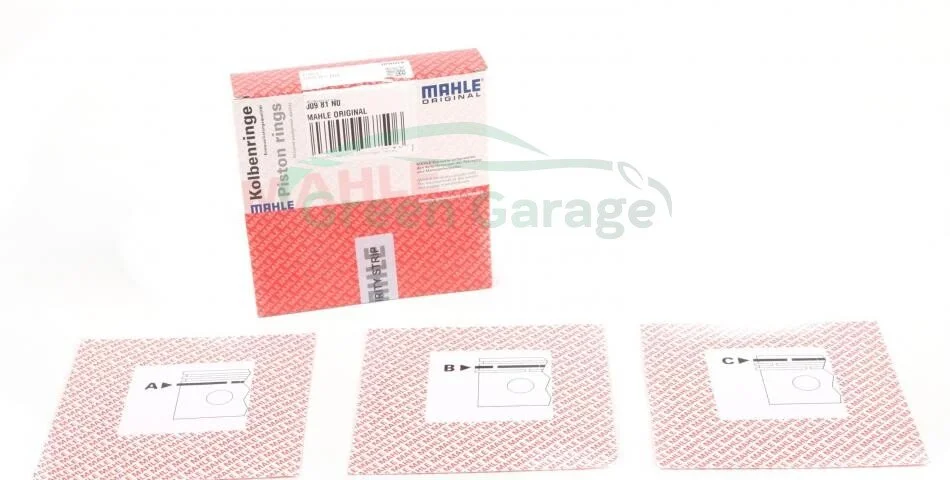 Кольца поршневые FIAT 82,00 1,9TDi/2,4TDi 98- (пр-во Mahle) MAHLE / KNECHT 00981N0 (фото 1)