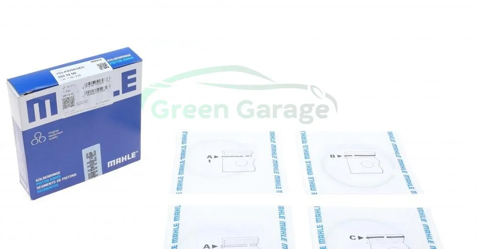 Кольца поршневые VAG 76,51 AEA/AEE 1,2-1,6 (пр-во Mahle) MAHLE / KNECHT 03032N0 (фото 1)