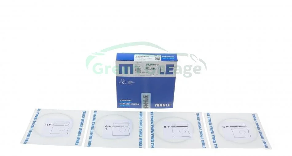 Комплект кілець на поршень MAHLE / KNECHT 028RS001260N0 (фото 1)
