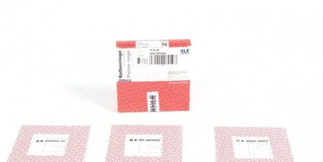 Кольца поршневые FIAT 69,60 2,0 x 1,5 x 2,0 1,3TD 16V 03- (пр-во Mahle) MAHLE / KNECHT 01004N0