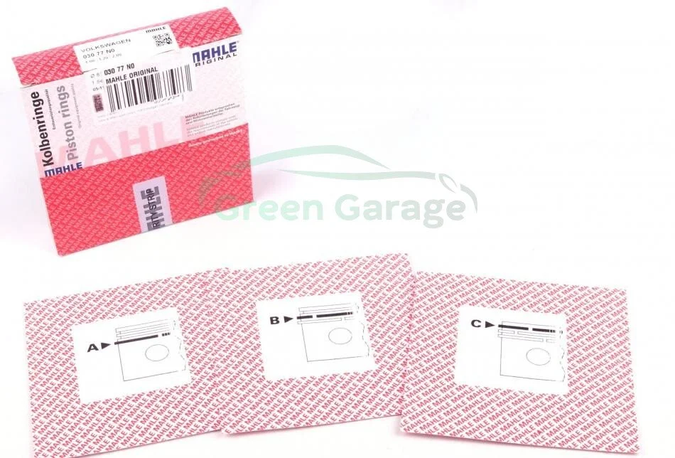 Кольца поршневые VAG 81,01 AVU 1,6 1x1,2x2 (пр-во Mahle) MAHLE / KNECHT 03077N0 (фото 1)