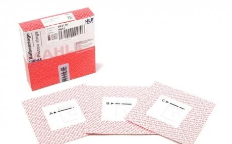 Кольца поршневые VAG 82,51 2,0/2,8 (пр-во Mahle) MAHLE / KNECHT 03031N0