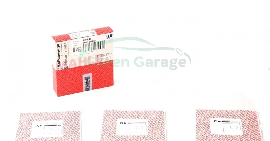 Кольца поршневые PSA 85,00 DW10/DW12 2,0D/2,2D 3,5x2x3 (пр-во Mahle) MAHLE / KNECHT 03999N0 (фото 1)