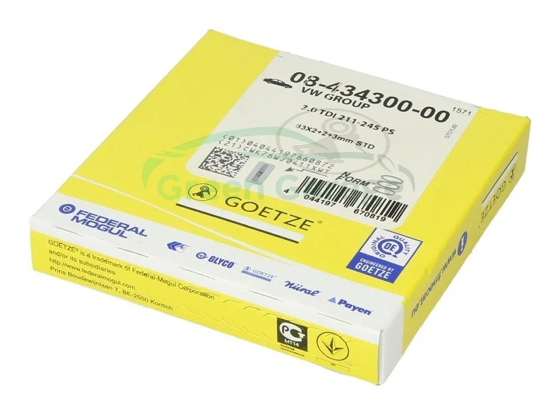 Комплект кілець на поршень GOETZE 0843430000 (фото 1)