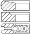 Комплект кілець на поршень GOETZE 0843170700 (фото 1)