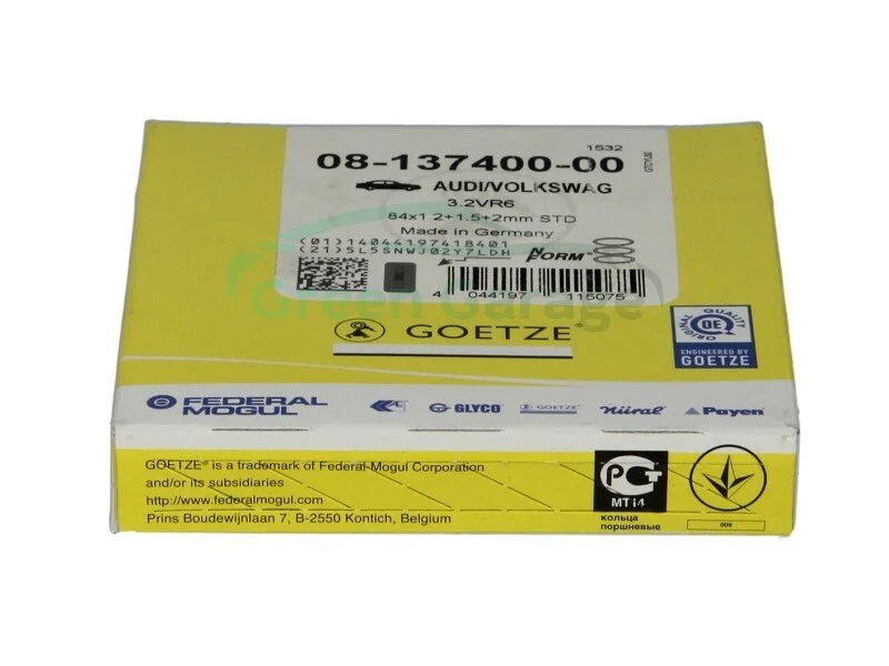 Комплект кілець на поршень GOETZE 0813740000 (фото 1)