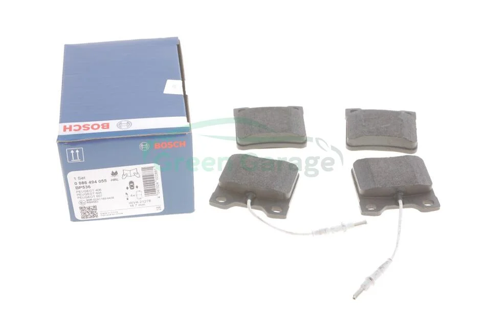 Гальмівні колодки дискові BOSCH 0986494055 (фото 1)