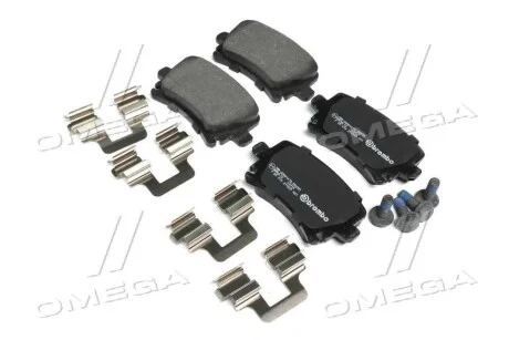 Колодка торм. диск. AUDI A4, SEAT, SKODA,VW задн. (пр-во) BREMBO P85 073